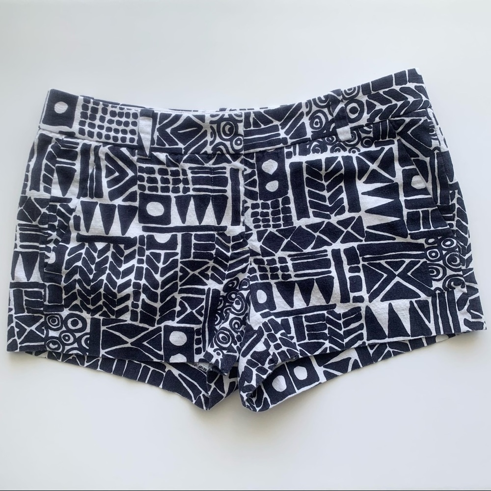 J.CREW Geometric Print Shorts